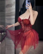 فستان شيفون طويل - Image 3