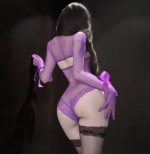 ⁦لانجري شبك purple⁩ - الصورة ⁦3⁩